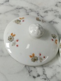 Przedwojenne porcelanowe puzderko na nóżkach Ćmielów