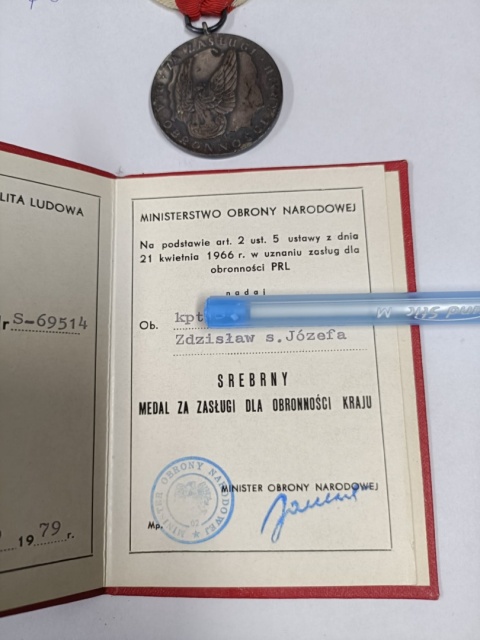 Srebrny medal za zasługi dla obronności kraju p5