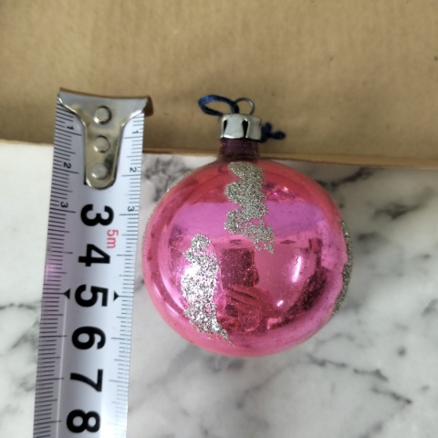 Bombki choinkowe vintage PRL zestaw 208