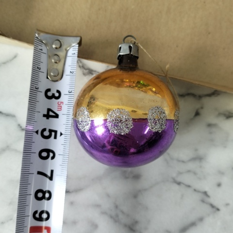 Bombki choinkowe vintage PRL zestaw 208