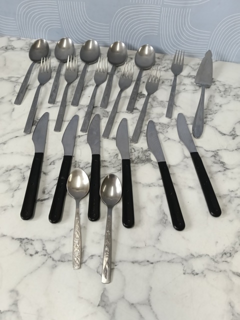 Sztućce inox 20 sztuk