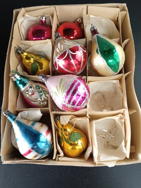 Bombki choinkowe PRL z13