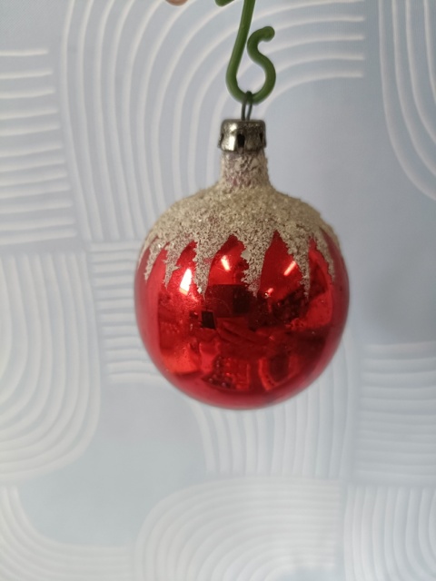 Bombki choinkowe prl zestaw 7