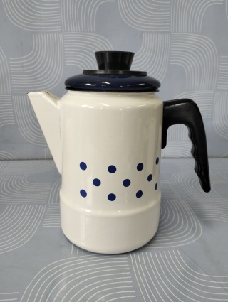 Dzbanek emaliowane vintage PRL