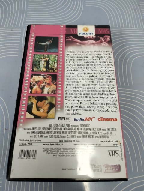 Kaseta VHS Film Dirty Dancing