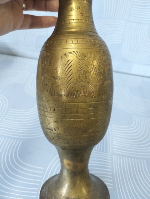 Mosiężny wazon vintage