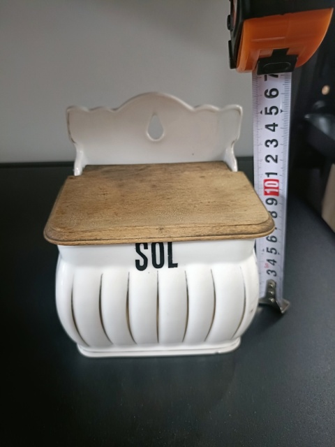 Pojemnik porcelanowy na sól MZ Altrohlau