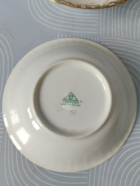 Porcelanowe miseczki Chodzież złota róża 6 sztuk