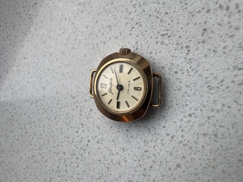 Stary zegarek nakręcany damski Glashutte