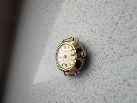 Stary zegarek nakręcany damski Glashutte
