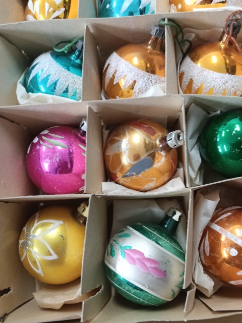Bombki choinkowe PRL z21