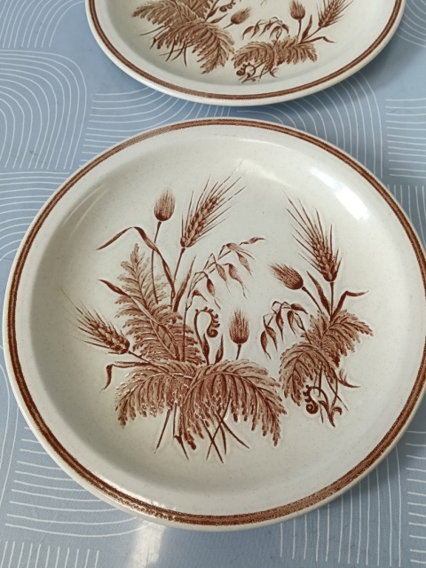 Dwa talerze angielskie Churchill