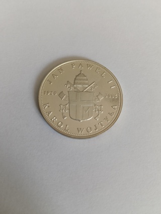 Medal srebrny Jan Paweł II Benedykt XVI