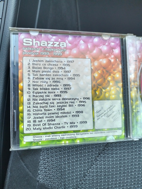 Płyta CD Shazza unikat