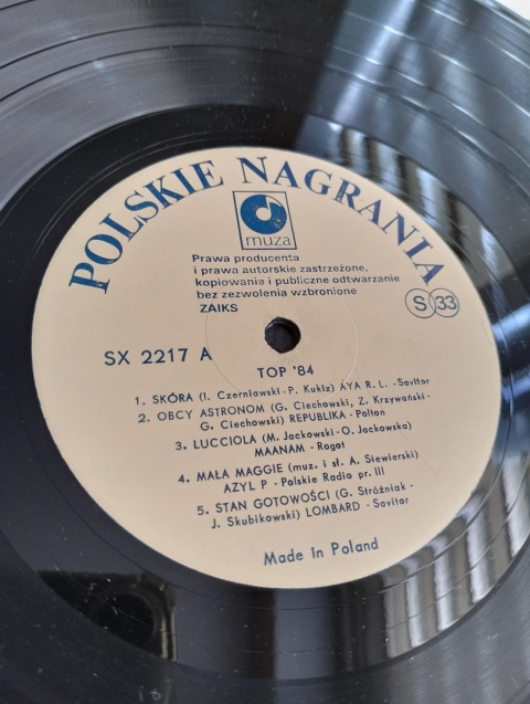 Płyta winylowa Top 84