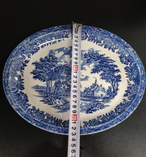 Półmisek owalny vintage Blue & White styl angielski