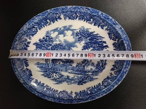 Półmisek owalny vintage Blue & White styl angielski