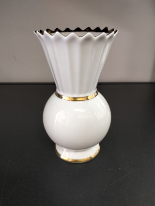 Przedwojenny wazon Tiefenfurt Steinmann Art Deco
