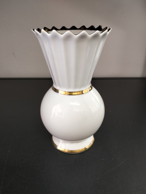 Przedwojenny wazon Tiefenfurt Steinmann Art Deco