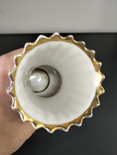 Przedwojenny wazon Tiefenfurt Steinmann Art Deco
