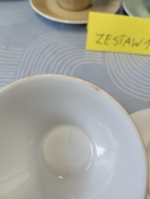 Zestaw filiżanek vintage Lilien Porzellan Daisy