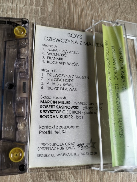 Kaseta magnetofonowa Boys