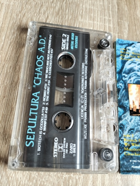 Kaseta magnetofonowa Sepultura