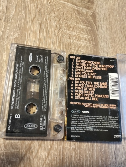 Kaseta magnetofonowa Silverchair