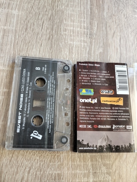 Kaseta magnetofonowa Sweet Noise unikat z autografem