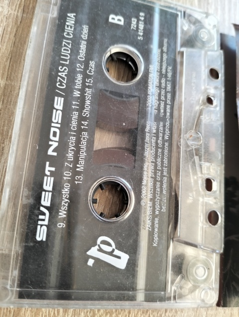 Kaseta magnetofonowa Sweet Noise unikat z autografem