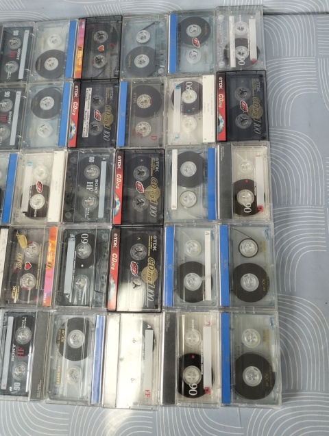 Kasety magnetofonowe ok.55 sztuk