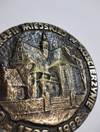 Medal 600-lecie parafii Miejskiej w Kościerzynie