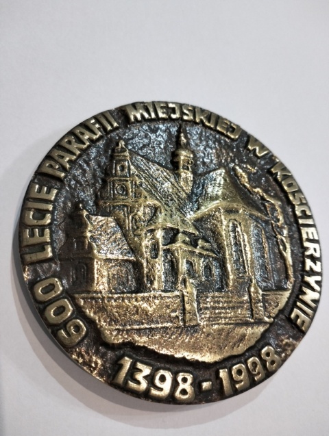 Medal 600-lecie parafii Miejskiej w Kościerzynie