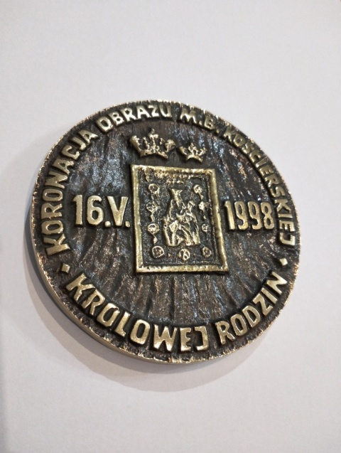 Medal 600-lecie parafii Miejskiej w Kościerzynie