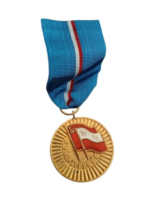 Medal złoty za zasługi w umacnianiu przyjaźni PRL - ZSRR p0