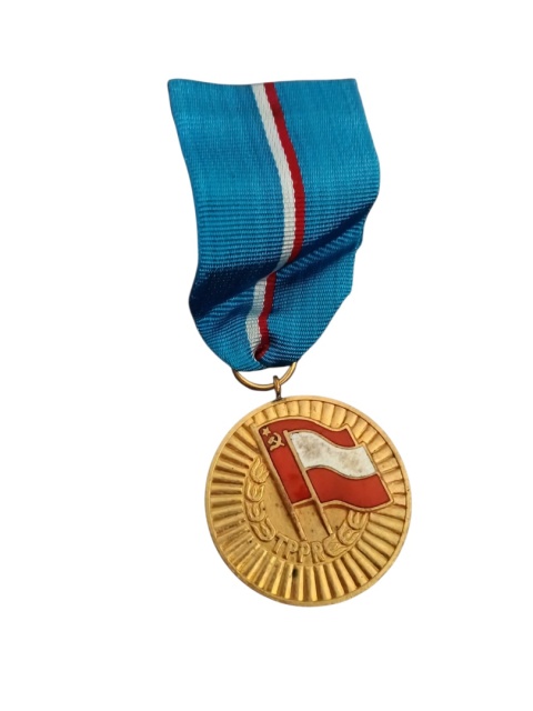 Medal złoty za zasługi w umacnianiu przyjaźni PRL - ZSRR p0