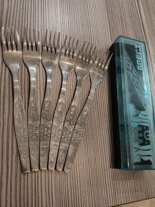 Widelce hepax 6 sztuk nowe S26