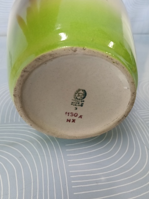 Zielony wazon vintage Chodzież