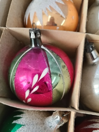 Bombki choinkowe PRL z36