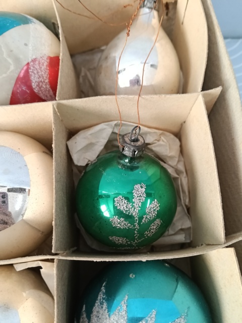 Bombki choinkowe PRL z36