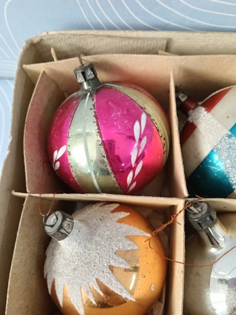 Bombki choinkowe PRL z36
