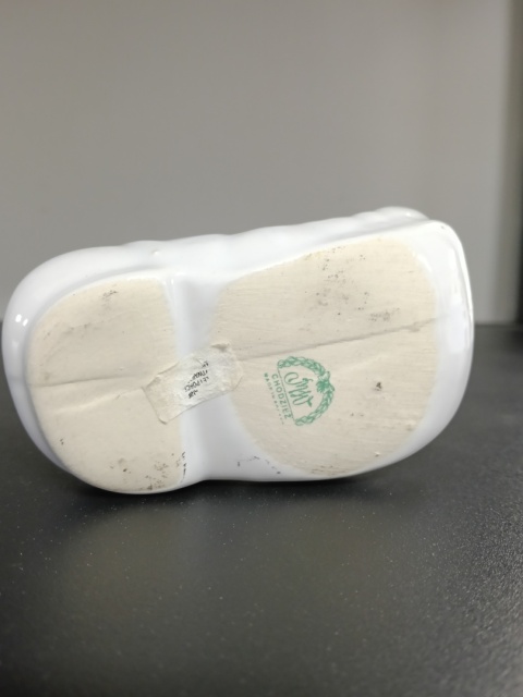 Bucik dekoracja porcelana złota róża