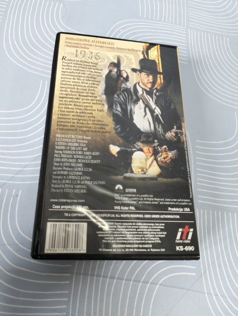 Indiana Jones. Poszukiwacze zaginionej arki.vhs.