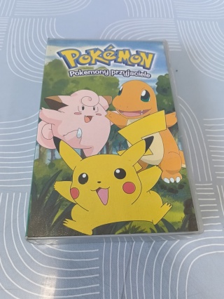 Kaseta VHS Pokemon Pokemony przyjaciele.