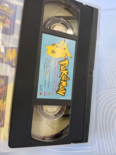 Kaseta VHS Pokemon Pokemony przyjaciele.