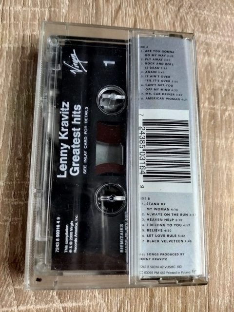 Kaseta magnetofonowa Lenny Kravitz