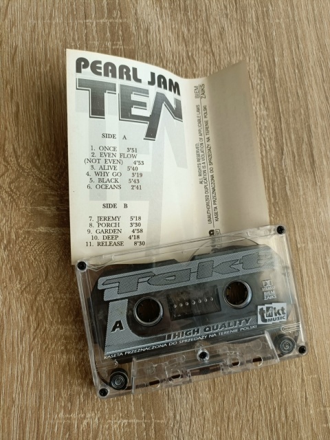 Kaseta magnetofonowa Pearl Jam