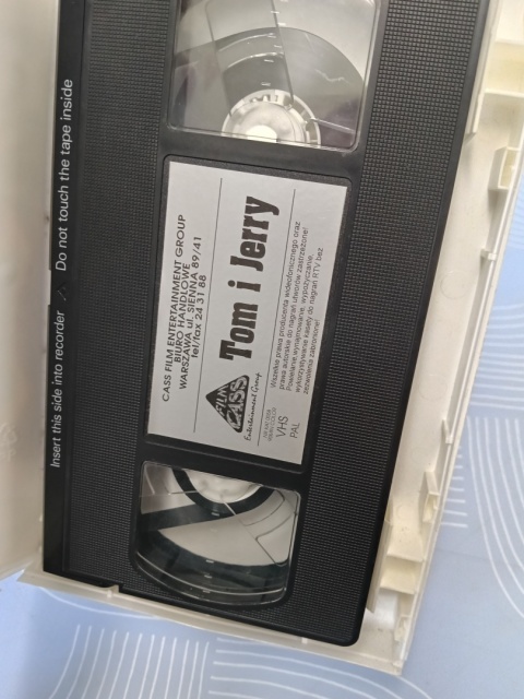 Kaseta vhs Tom i Jerry część pierwsza
