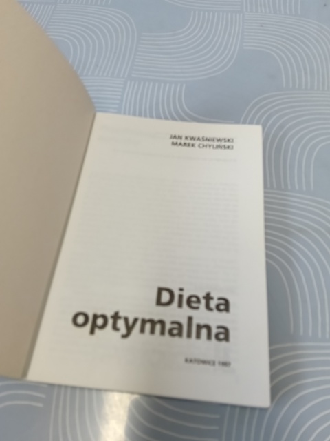 Książka Dieta optymalna