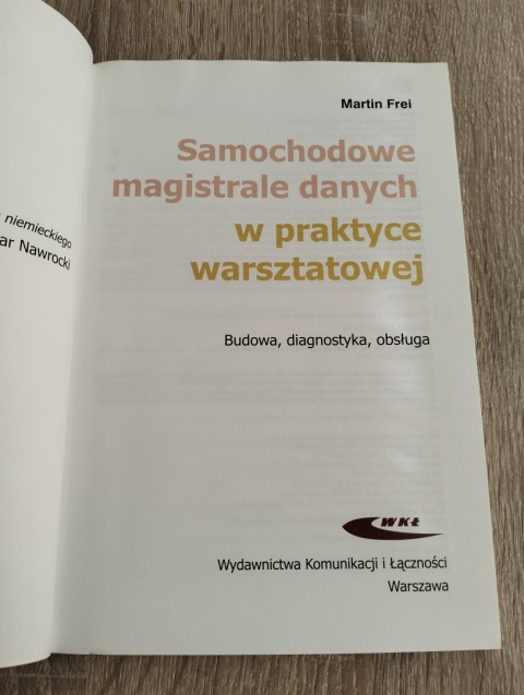 Książka Samochodowe magistrale danych